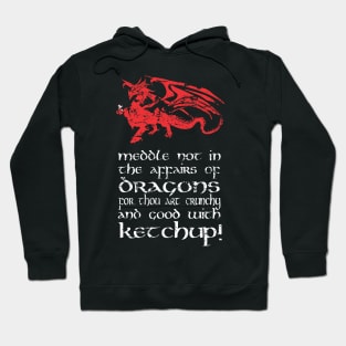 meddle not in the affairs of dragons Hoodie